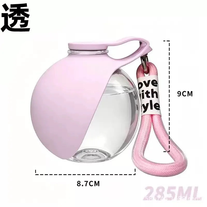 Portable Dog Water Bottle | Stainless Steel No-Spill Travel Water Dispenser with Bowl