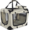 Foldable Soft-Sided Dog & Cat Travel Crate | Portable Breathable Pet Kennel
