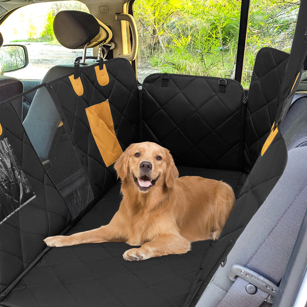 Waterproof Dog Car Seat Cover | Back Seat Hammock Protector for Pets