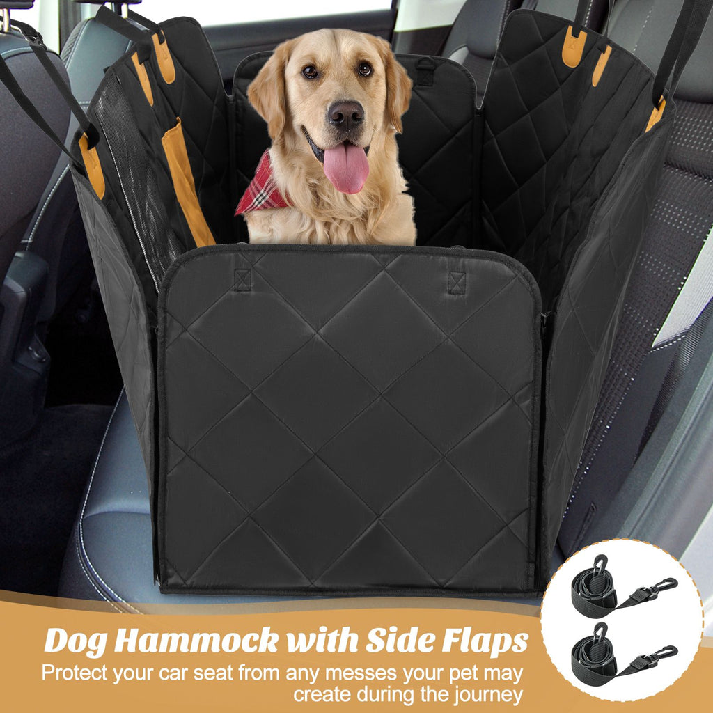 Waterproof Dog Car Seat Cover | Back Seat Hammock Protector for Pets