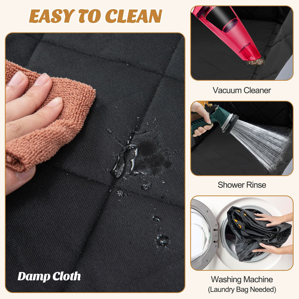 Waterproof Dog Car Seat Cover | Back Seat Hammock Protector for Pets